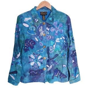 🍀 Mix & Match 4/$60 🍀 Vintage 80s /90s Alex Kim Blazer Jacket
